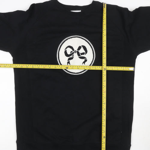 Soulland Women’s Black XL Logo Graphic Raglan Sweatshirt