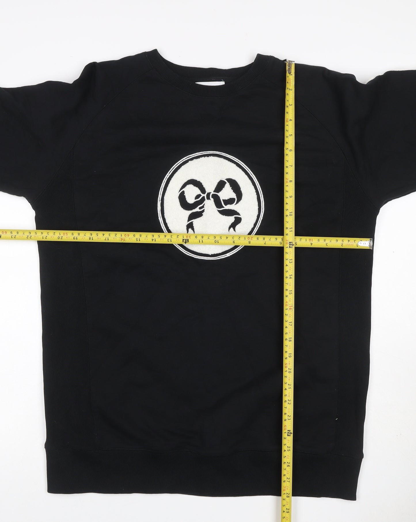 Soulland Women’s Black XL Logo Graphic Raglan Sweatshirt