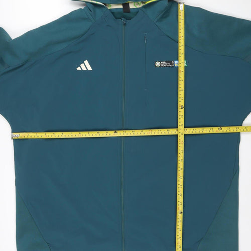 adidas Women’s Green 2XL FIFA Women’s World Cup 2023 Hooded Jacket