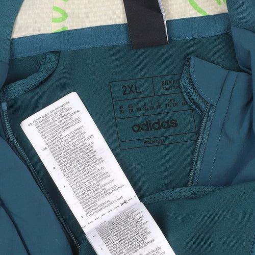 adidas Women’s Green 2XL FIFA Women’s World Cup 2023 Hooded Jacket
