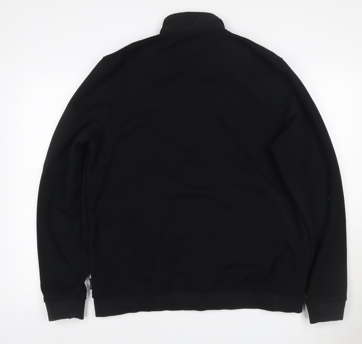 Ted Baker Men’s Black XL Bomber Jacket Stand Collar Pockets