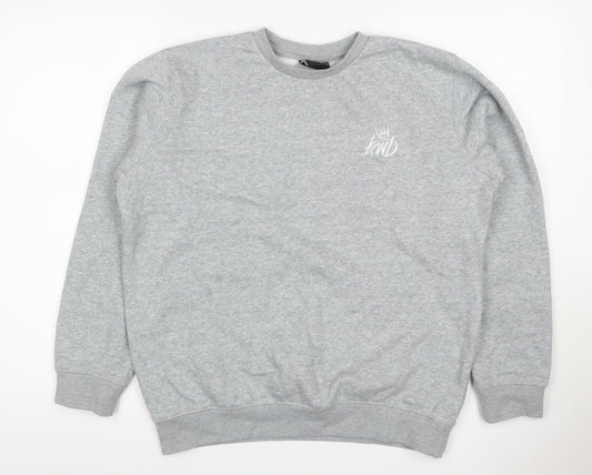 King Will Dream Boys Grey 14-15 Years Pullover Logo Sweatshirt