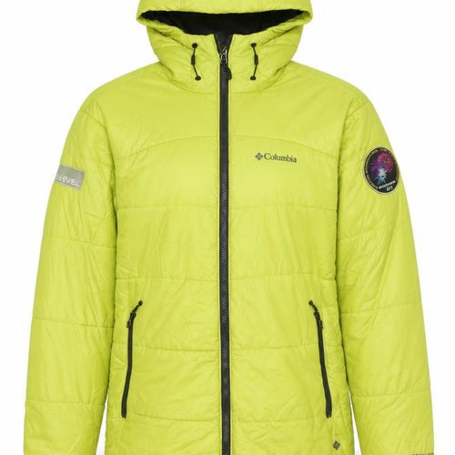 Columbia Women’s Yellow M Omni-Heat Hooded Puffer Ski Jacket