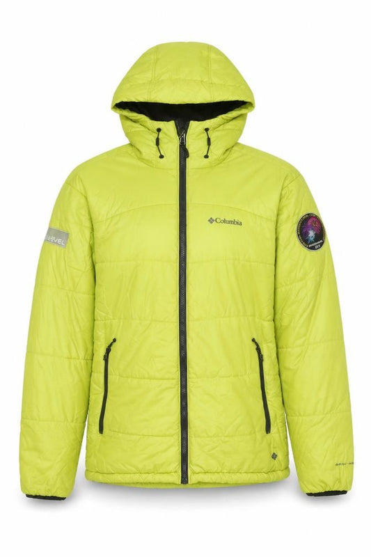 Columbia Women’s Yellow M Omni-Heat Hooded Puffer Ski Jacket
