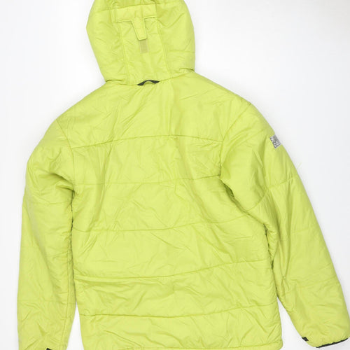 Columbia Women’s Yellow M Omni-Heat Hooded Puffer Ski Jacket