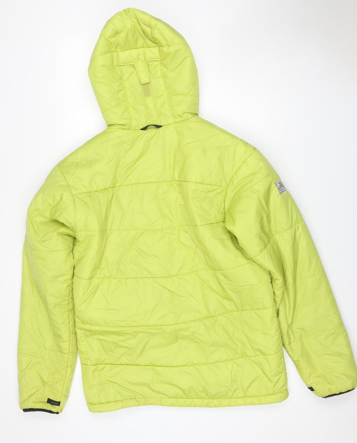Columbia Women’s Yellow M Omni-Heat Hooded Puffer Ski Jacket