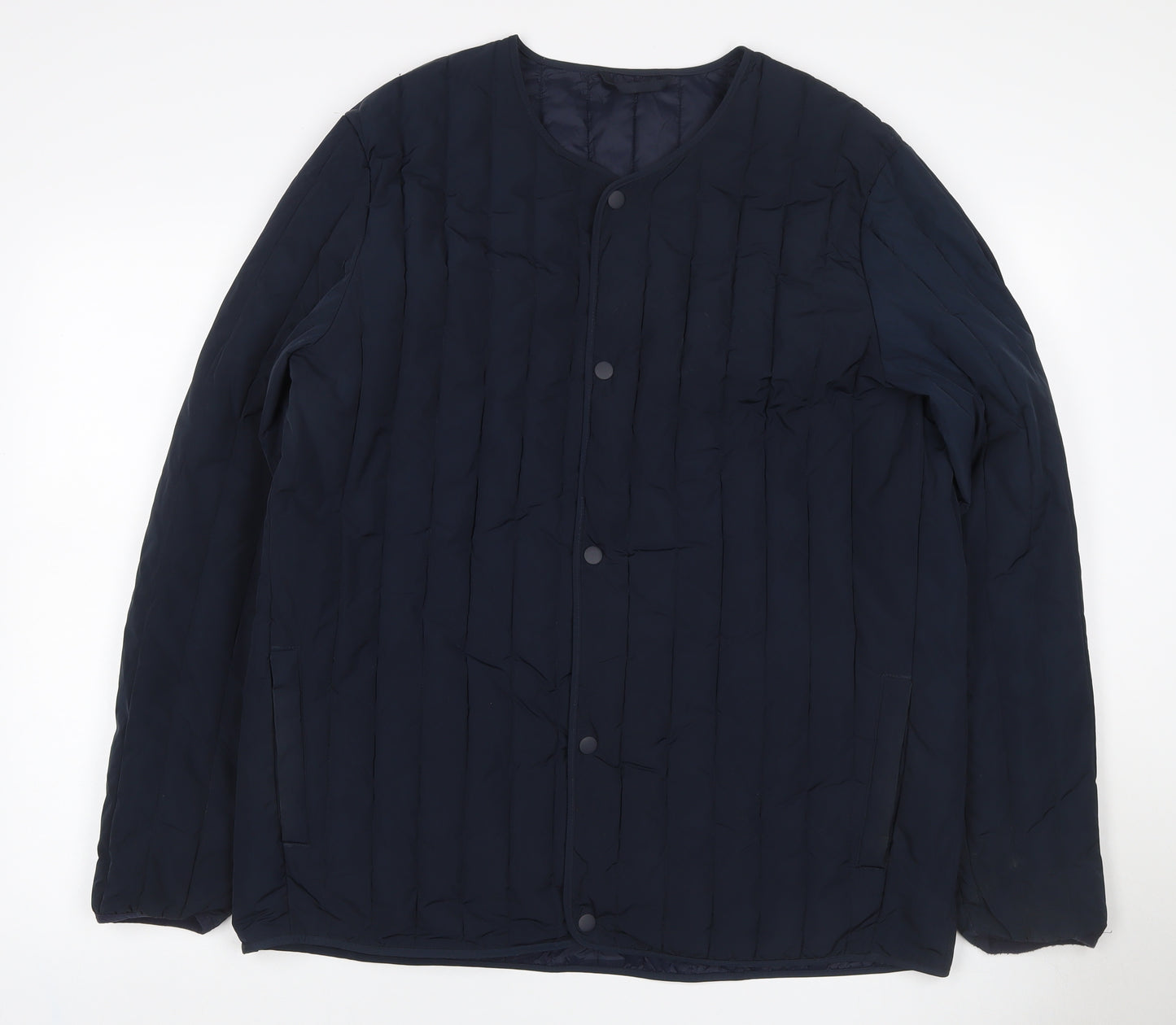 Kin by John Lewis Women’s Blue XL Quilted Padded Snap Jacket