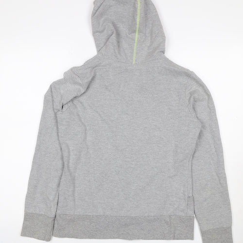 Pure Simple Sport Women Grey Size 12 Full Zip Hooded Hoodie