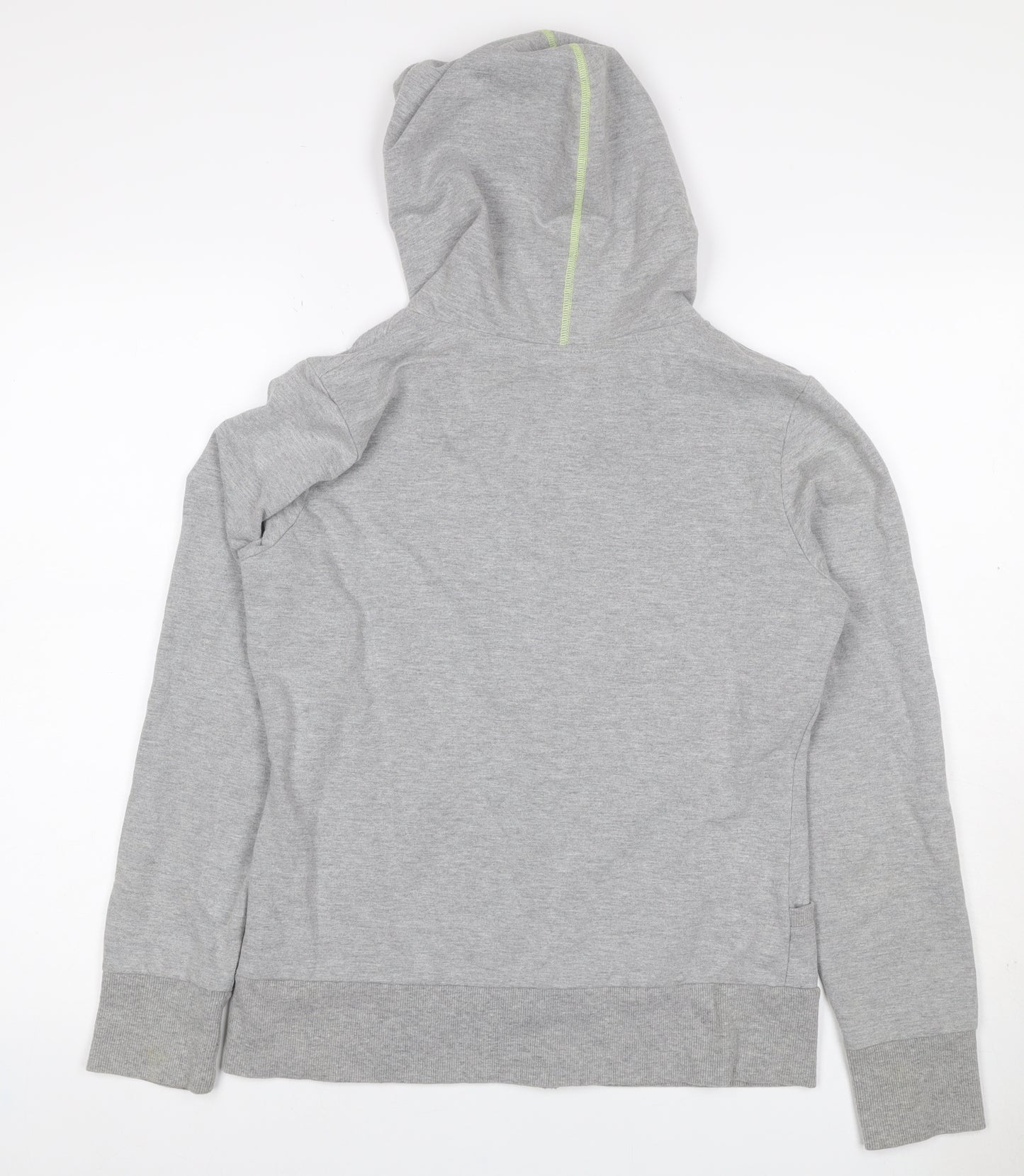 Pure Simple Sport Women Grey Size 12 Full Zip Hooded Hoodie