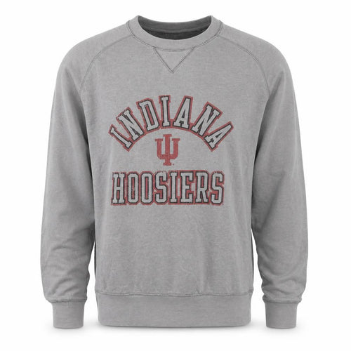 Champion Men’s Grey M Indiana Hoosiers Graphic Print Pullover Sweatshirt