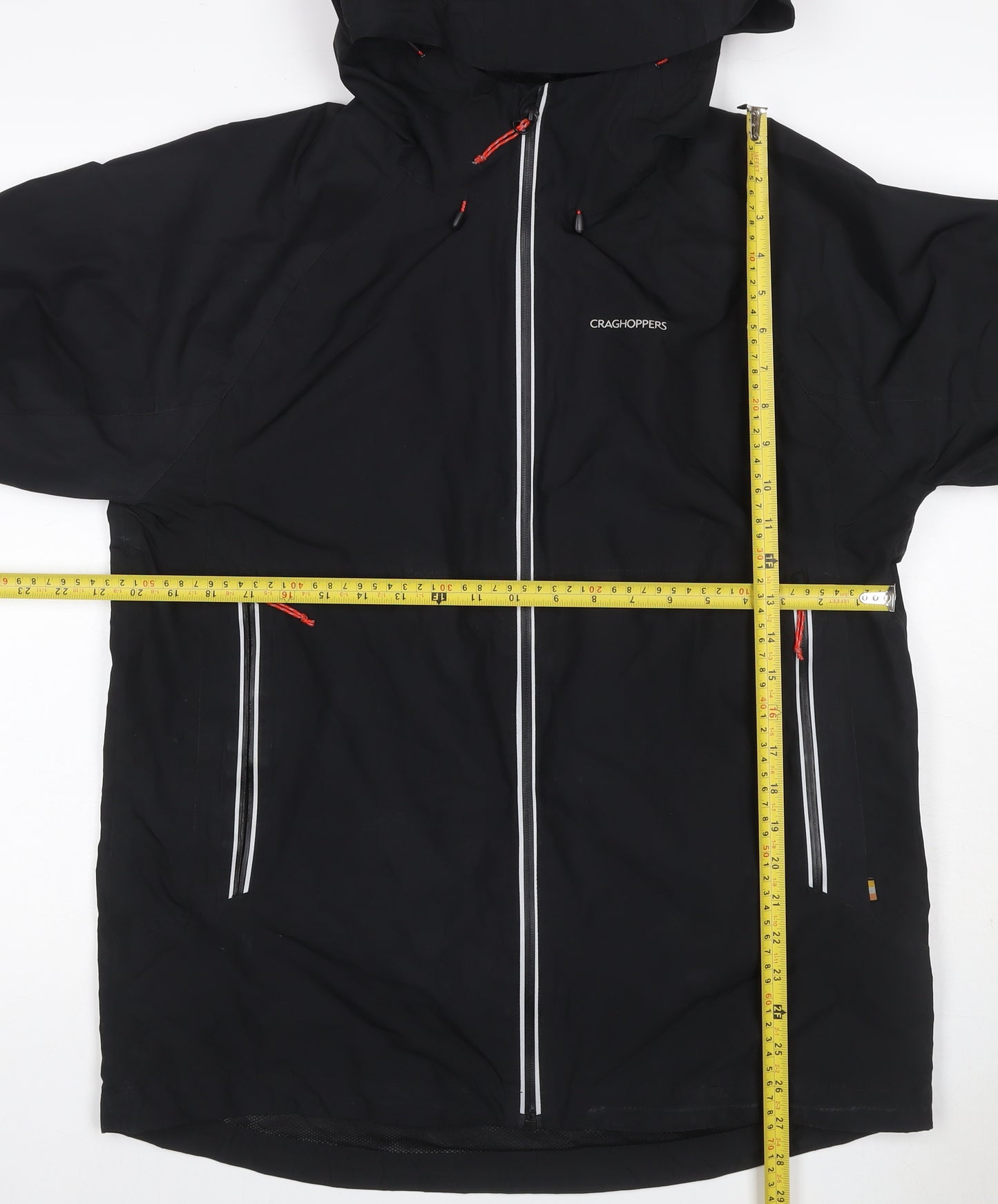 Craghoppers Men’s Black M Aquadry Waterproof Hooded Rain Jacket
