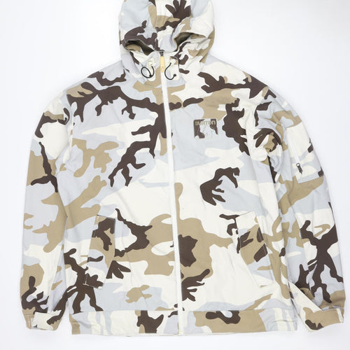 Burton Men’s XL Multicoloured Camouflage Hooded Ski Snowboard Jacket