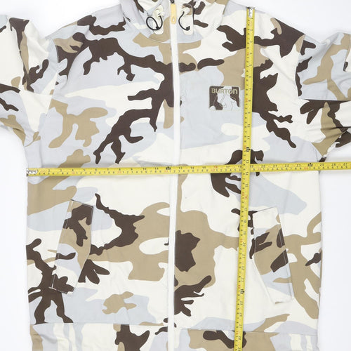 Burton Men’s XL Multicoloured Camouflage Hooded Ski Snowboard Jacket