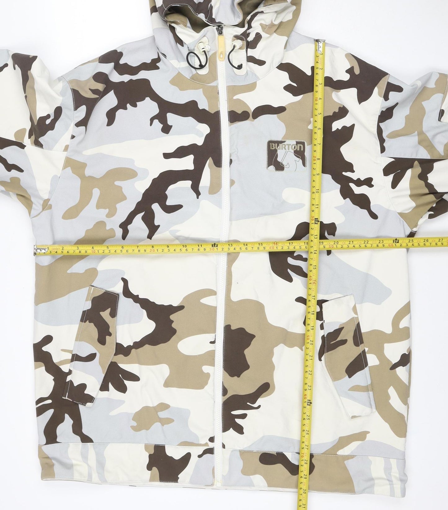 Burton Men’s XL Multicoloured Camouflage Hooded Ski Snowboard Jacket