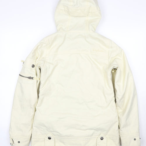 Lily Burton Women Ivory S Hooded Insulated Ski Snowboard Jacket