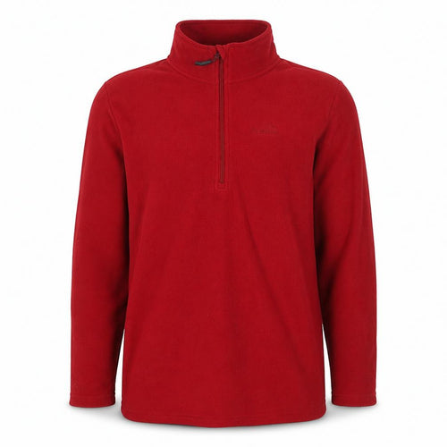 Peter Storm Men's Red Small 1/4 Zip Fleece Pullover Outdoor