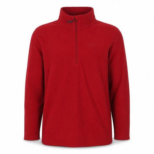 Peter Storm Men's Red Small 1/4 Zip Fleece Pullover Outdoor