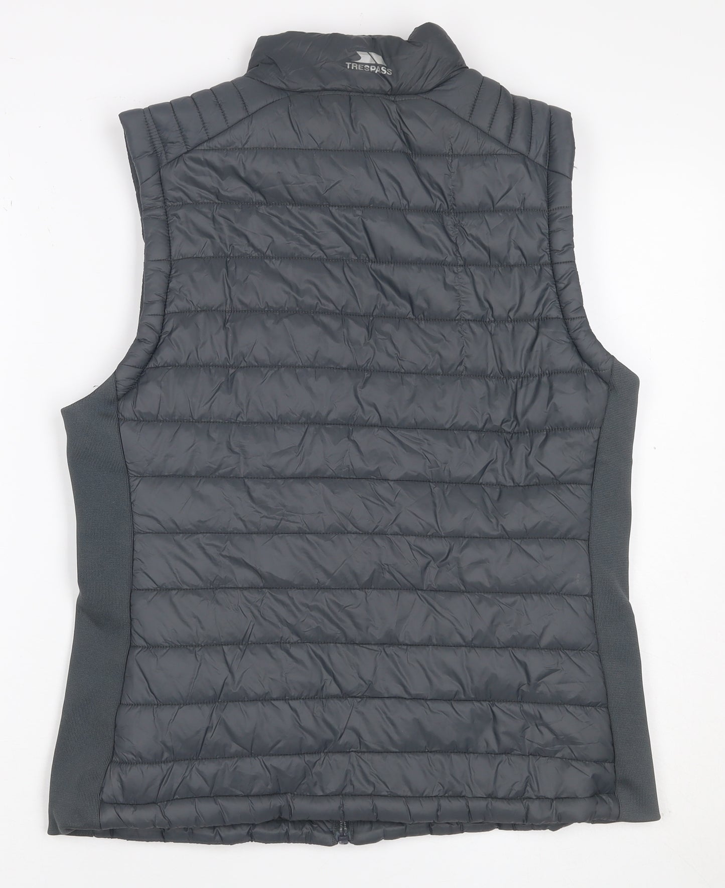Trespass Women’s Grey UK 14 Quilted Puffer Bodywarmer Zip Gilet