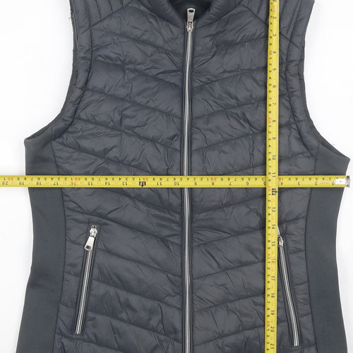 Trespass Women’s Grey UK 14 Quilted Puffer Bodywarmer Zip Gilet