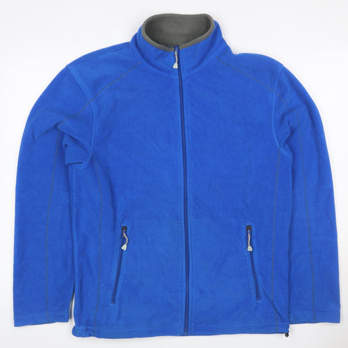 Regatta Men’s Blue M Full Zip Fleece Jacket Outdoor Hiking