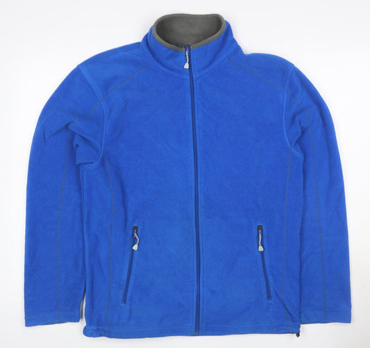 Regatta Men’s Blue M Full Zip Fleece Jacket Outdoor Hiking