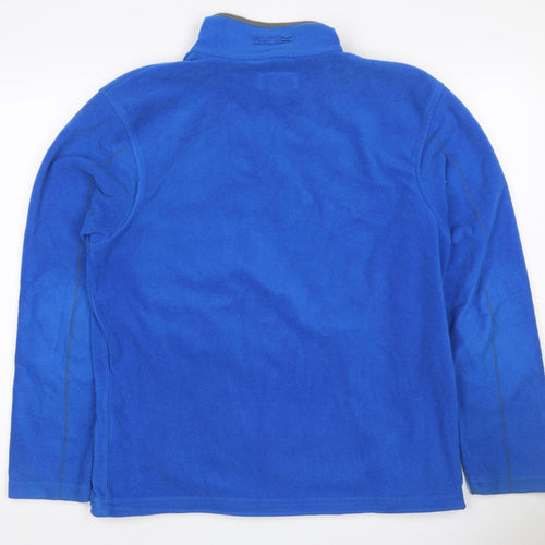 Regatta Men’s Blue M Full Zip Fleece Jacket Outdoor Hiking