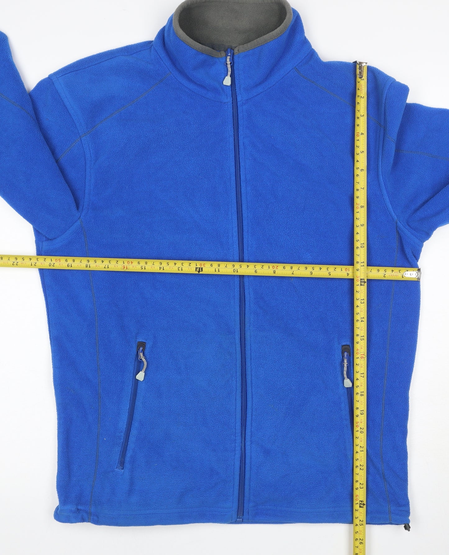 Regatta Men’s Blue M Full Zip Fleece Jacket Outdoor Hiking