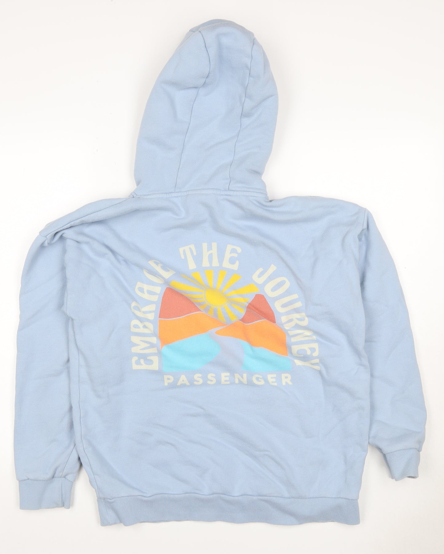 Passenger Women’s Blue XS Pullover Hoodie Graphic Print
