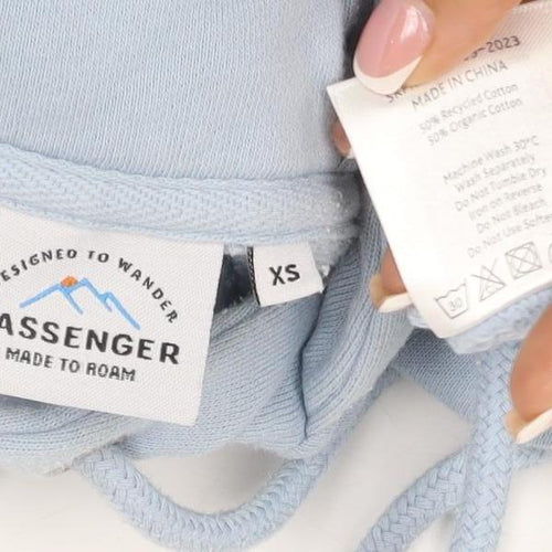 Passenger Women’s Blue XS Pullover Hoodie Graphic Print