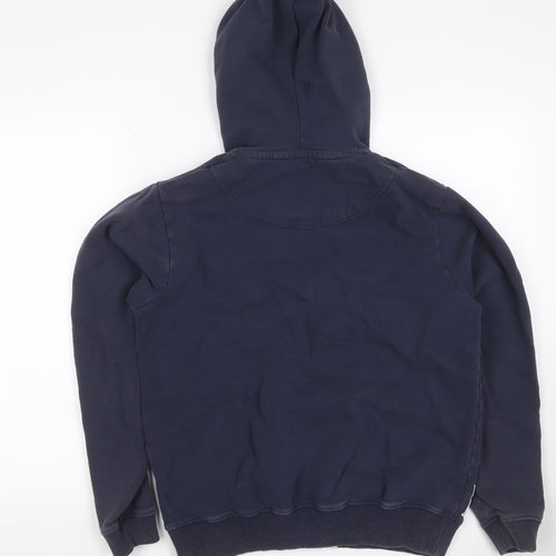 Lazy Jacks Men's Blue S Full Zip Hooded Cotton Nautical Hoodie