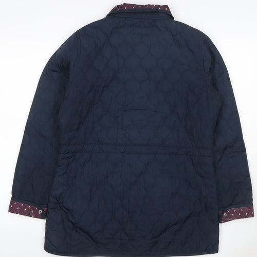Regatta Women’s Blue UK 14 Quilted Mid-Length Jacket Floral Lined