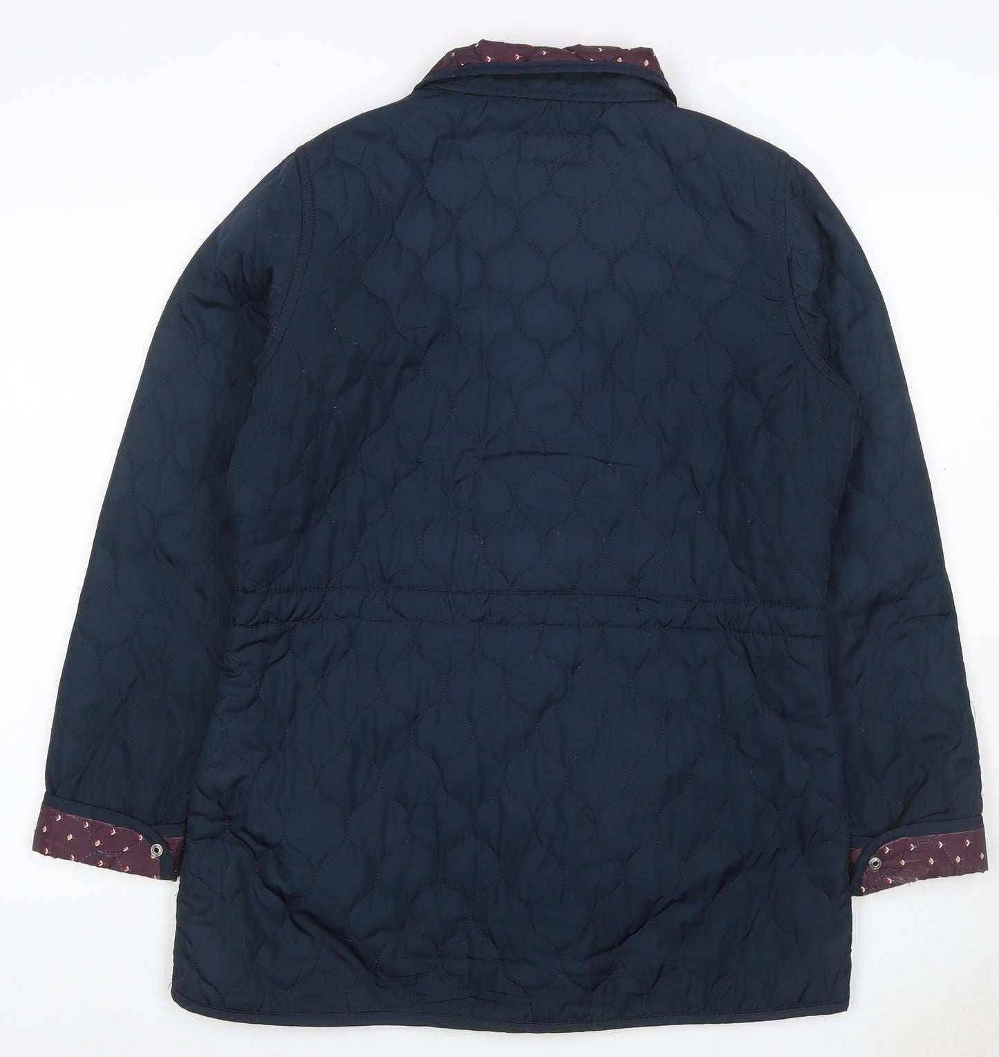Regatta Women’s Blue UK 14 Quilted Mid-Length Jacket Floral Lined