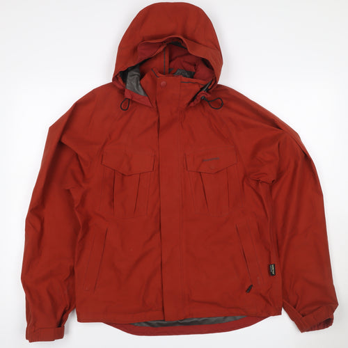 Craghoppers Men’s Red S Gore-Tex Hooded Waterproof Rain Jacket