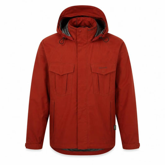 Craghoppers Men’s Red S Gore-Tex Hooded Waterproof Rain Jacket