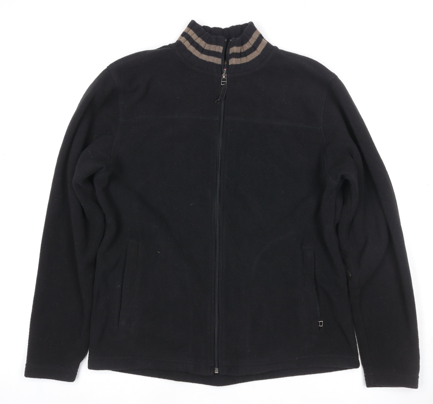 Cedarwood State Men’s Black M Fleece Full Zip Basic Jacket