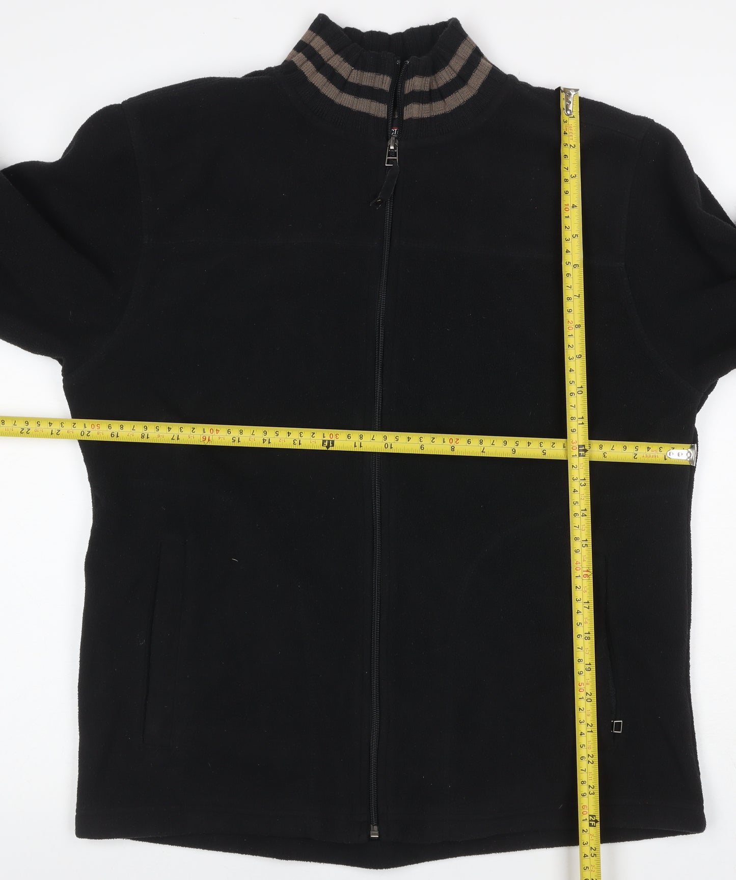 Cedarwood State Men’s Black M Fleece Full Zip Basic Jacket