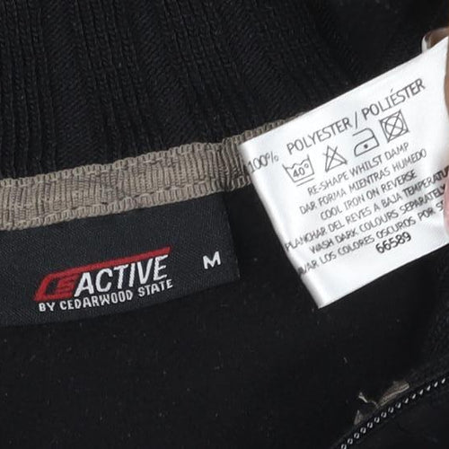 Cedarwood State Men’s Black M Fleece Full Zip Basic Jacket