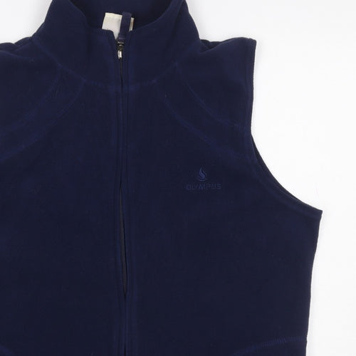 Olympus Sport Women’s Blue Size 16 Fleece Full Zip Outdoor Waistcoat