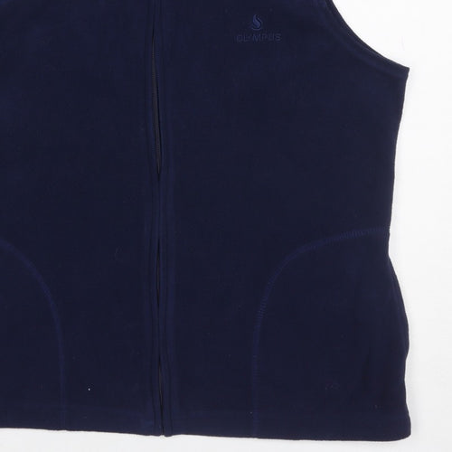 Olympus Sport Women’s Blue Size 16 Fleece Full Zip Outdoor Waistcoat