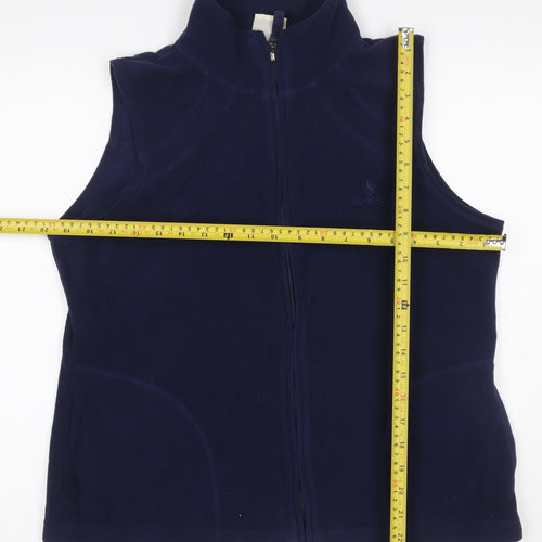 Olympus Sport Women’s Blue Size 16 Fleece Full Zip Outdoor Waistcoat