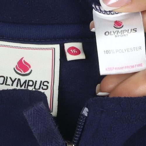 Olympus Sport Women’s Blue Size 16 Fleece Full Zip Outdoor Waistcoat