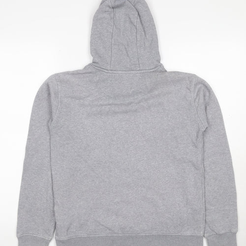 Jack Wills Girls Grey Pink Logo Pullover Hoodie 14-15 Years