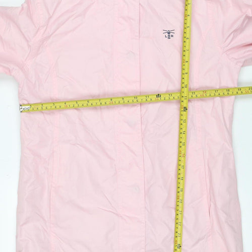 Lighthouse Women's Pink Size 10 Beachcomber Hooded Waterproof Rain Jacket