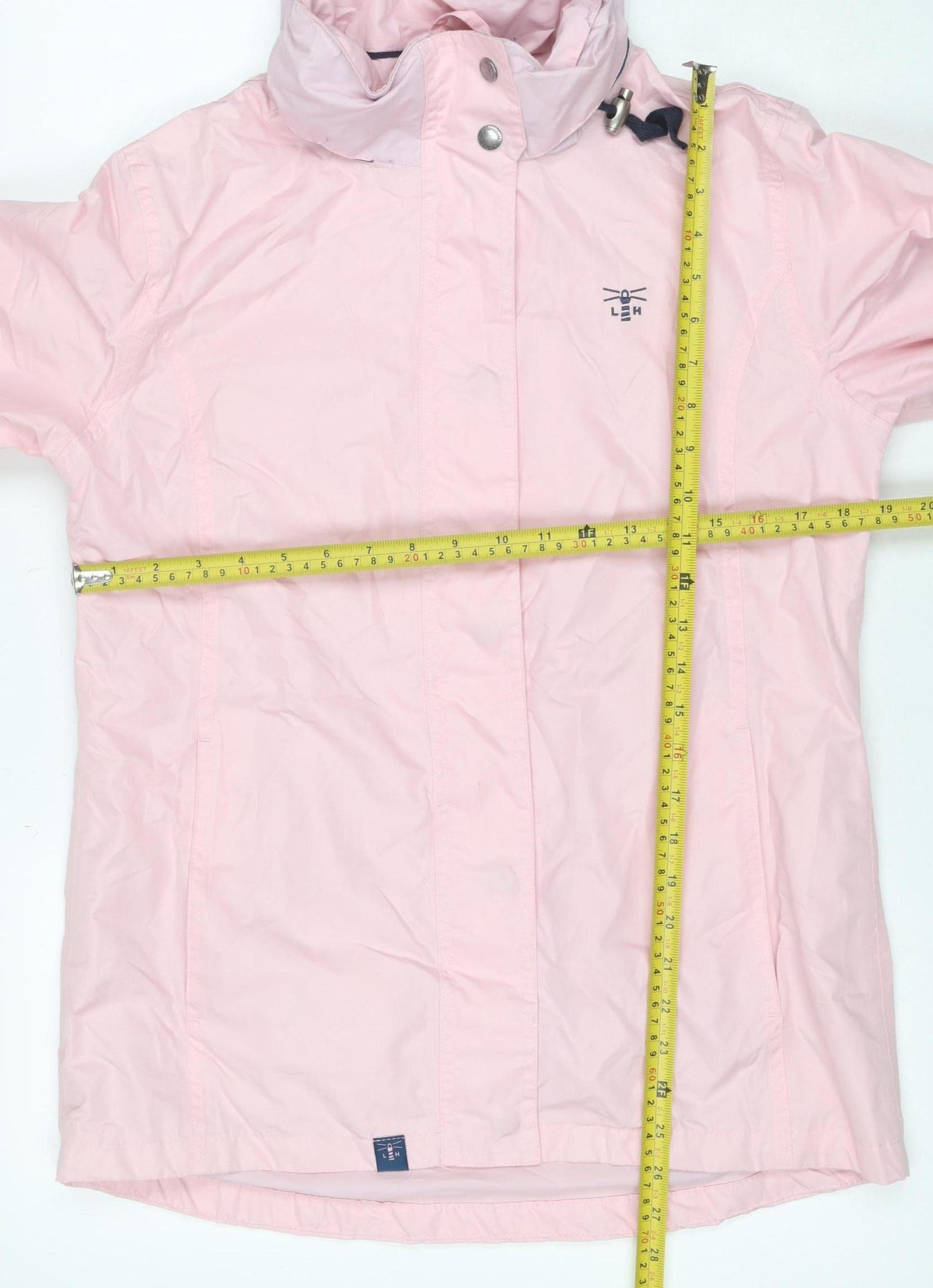 Lighthouse Women's Pink Size 10 Beachcomber Hooded Waterproof Rain Jacket