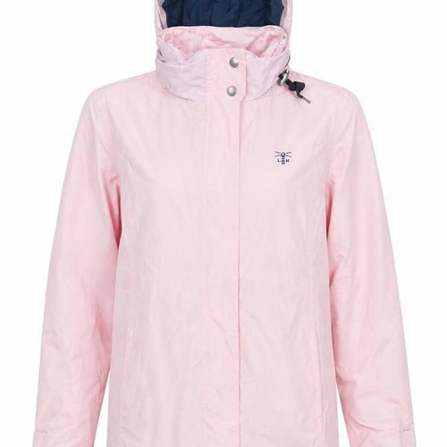 Lighthouse Women's Pink Size 10 Beachcomber Hooded Waterproof Rain Jacket
