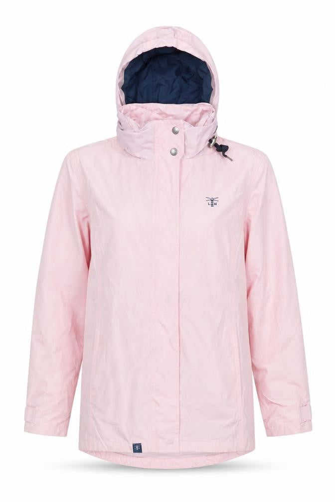 Lighthouse Women's Pink Size 10 Beachcomber Hooded Waterproof Rain Jacket