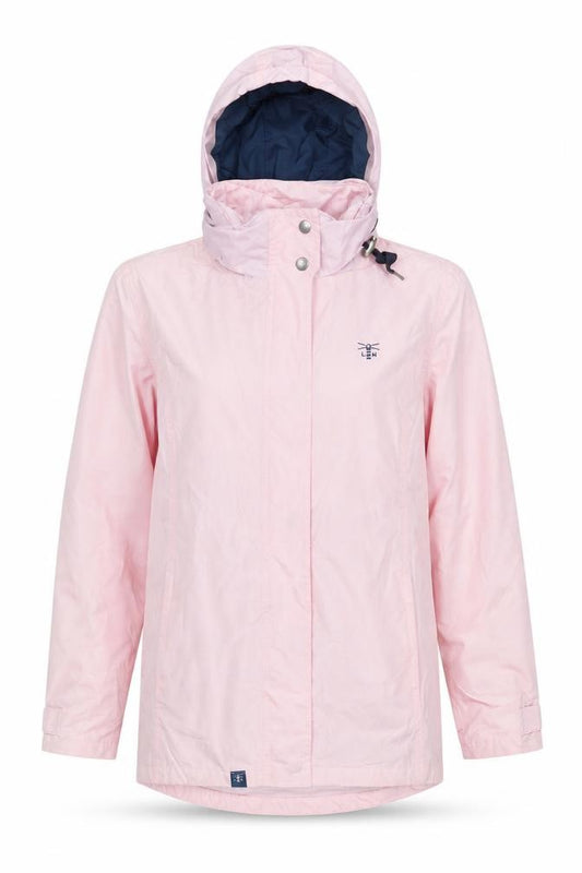 Lighthouse Women's Pink Size 10 Beachcomber Hooded Waterproof Rain Jacket