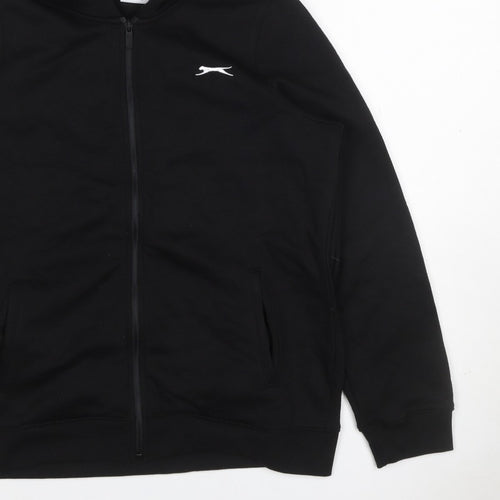 Slazenger Women’s Black UK 14 Full Zip Hooded Sports Hoodie