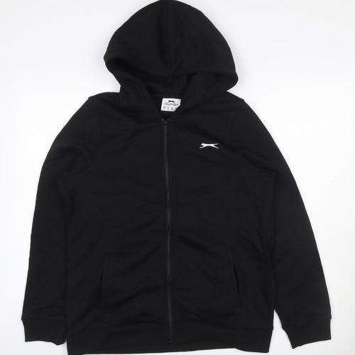 Slazenger Women’s Black UK 14 Full Zip Hooded Sports Hoodie