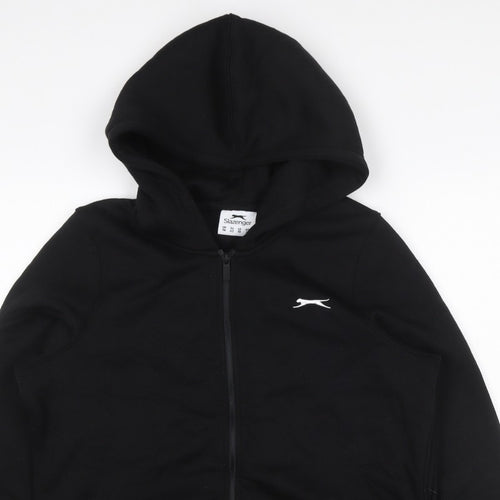 Slazenger Women’s Black UK 14 Full Zip Hooded Sports Hoodie